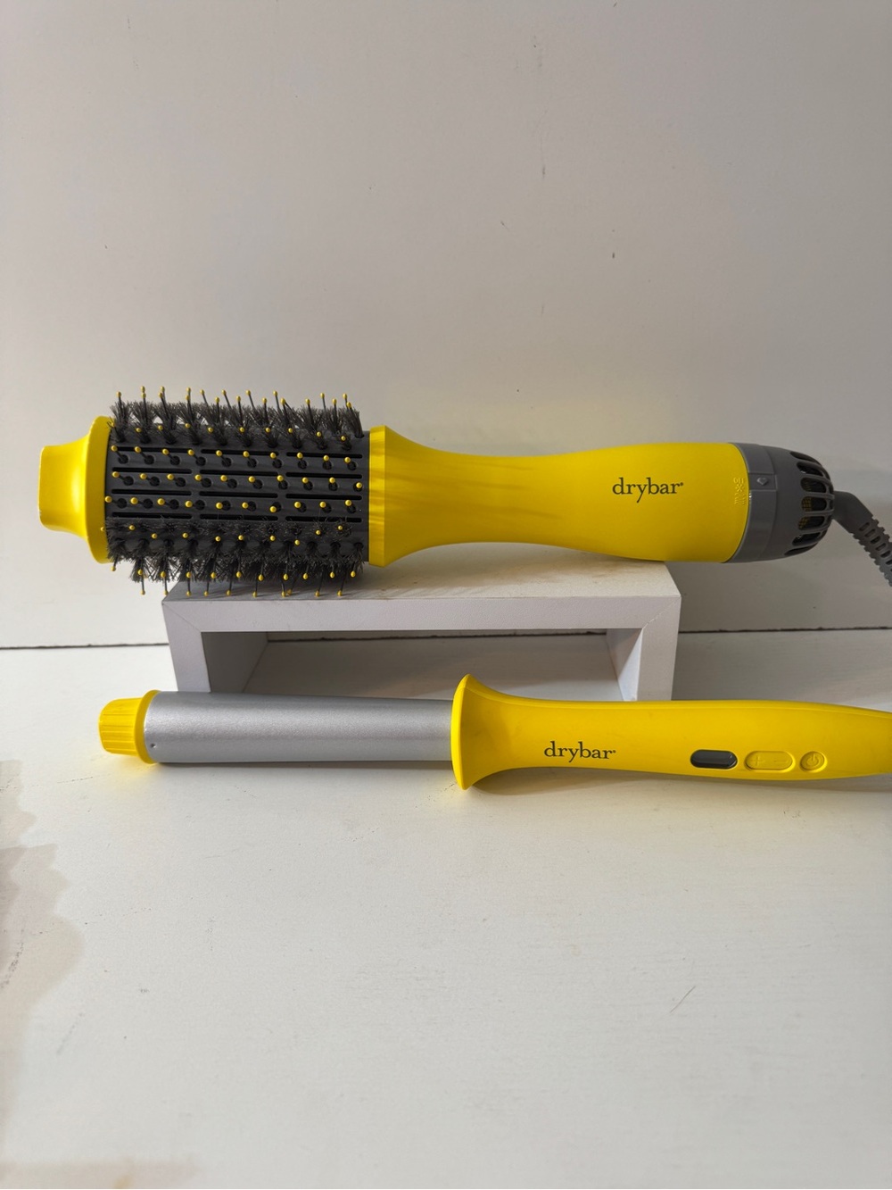 Drybar Double Shot Blow-Dryer Brush + Drybar Curling Wand! Retail is 350.00